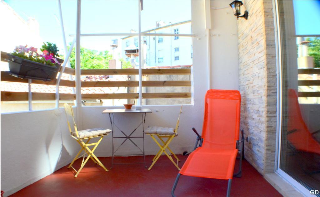 Beziers Studio Terrasse Exterior photo